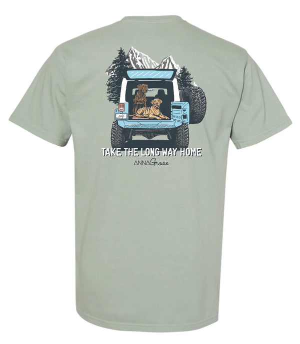 Comfort Colors Jeep Dogs Short Sleeve Shirt Anna Grace