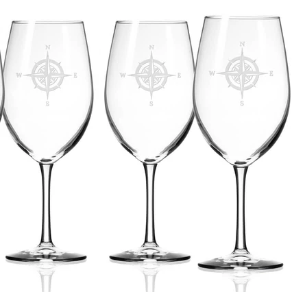 Compass Wine 18oz Rolf Glass