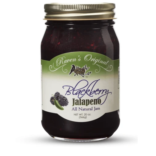 RAVENS NEST BLACKBERRY JALAPENO JAM RAVENS NEST