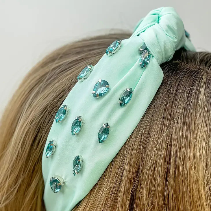 Top Knot Jewel Headband Prep Obsessed