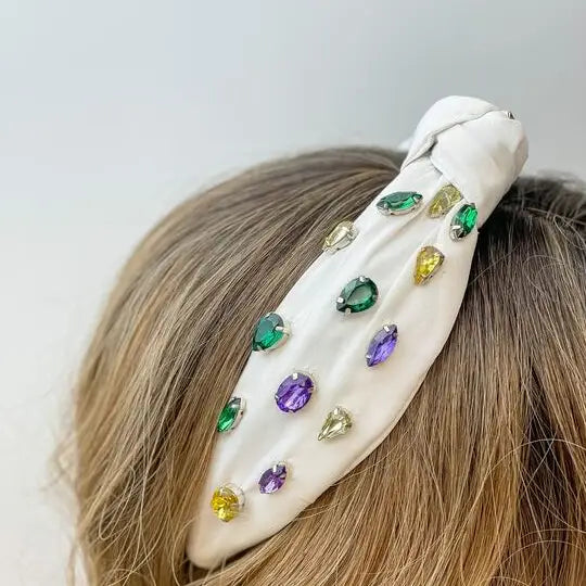 Top Knot Jewel Headband Prep Obsessed