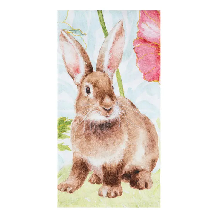 Easter Sitting Bunny Printed Flower Sack Kitchen Towel C & F Enterprises