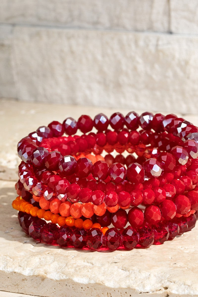 Urbanista Glass Bead 9 Set Bracelet in various colors Urbanista